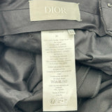 クリスチャン・ディオール Christian Dior オブリークアシンメトリー ジャケット＆パンツセットアップ 033C228B4739 ブラック ウール メンズ セットアップ