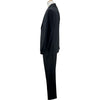 クリスチャン・ディオール Christian Dior オブリークアシンメトリー ジャケット＆パンツセットアップ 033C228B4739 ブラック ウール メンズ セットアップ