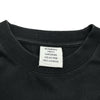 ヴェトモン VETEMENTS フロントロゴプリント半袖Tシャツ ブラック コットン メンズ 半袖Ｔシャツ