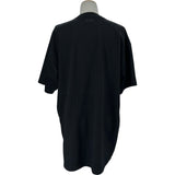 ヴェトモン VETEMENTS フロントロゴプリント半袖Tシャツ ブラック コットン メンズ 半袖Ｔシャツ