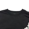 ヴェトモン VETEMENTS フロントロゴプリント半袖Tシャツ ブラック コットン メンズ 半袖Ｔシャツ