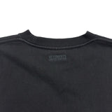 ヴェトモン VETEMENTS フロントロゴプリント半袖Tシャツ ブラック コットン メンズ 半袖Ｔシャツ