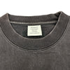 ヴェトモン VETEMENTS ロゴ刺繍半袖Tシャツ ブラック コットン メンズ 半袖Ｔシャツ