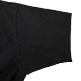 ヴェトモン VETEMENTS ロゴ刺繍半袖Tシャツ ブラック コットン メンズ 半袖Ｔシャツ