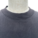 ヴェトモン VETEMENTS ロゴ刺繍半袖Tシャツ ブラック コットン メンズ 半袖Ｔシャツ
