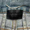 サンローラン SAINT LAURENT デストロイクラッシュスキニーデニムパンツ 891659 ブルー デニム メンズ デニムパンツ