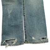 サンローラン SAINT LAURENT デストロイクラッシュスキニーデニムパンツ 891659 ブルー デニム メンズ デニムパンツ