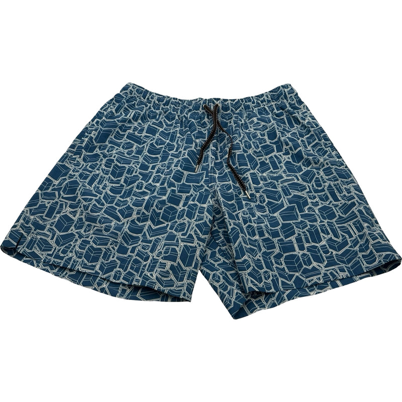 エルメス HERMES Tous en Boites ショートパンツ ブルー ナイロン