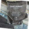 サンローラン SAINT LAURENT デストロイクラッシュスキニーデニムパンツ 891659 ブルー デニム メンズ デニムパンツ
