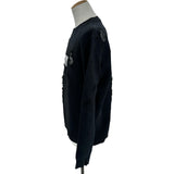ジバンシィ GIVENCHY ロゴデストロイ スウェットシャツ 17F7334653 ブラック コットン メンズ スウェット