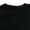 ジバンシィ GIVENCHY ロゴデストロイ スウェットシャツ 17F7334653 ブラック コットン メンズ スウェット