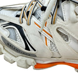 バレンシアガ BALENCIAGA TRACK ローカットスニーカー 542023 ホワイト レザー メンズ スニーカー