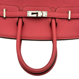 エルメス HERMES バーキン25 ▢Q刻印 ローズリップスティック シルバー金具 トゴ レディース ハンドバッグ