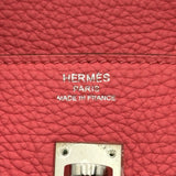 エルメス HERMES バーキン25 ▢Q刻印 ローズリップスティック シルバー金具 トゴ レディース ハンドバッグ