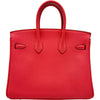 エルメス HERMES バーキン25 ▢Q刻印 ローズリップスティック シルバー金具 トゴ レディース ハンドバッグ
