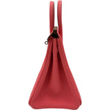エルメス HERMES バーキン25 ▢Q刻印 ローズリップスティック シルバー金具 トゴ レディース ハンドバッグ