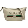 グッチ GUCCI ハーフムーンホーボーショルダーバッグ 523588 アイボリー カーフ レディース ショルダーバッグ