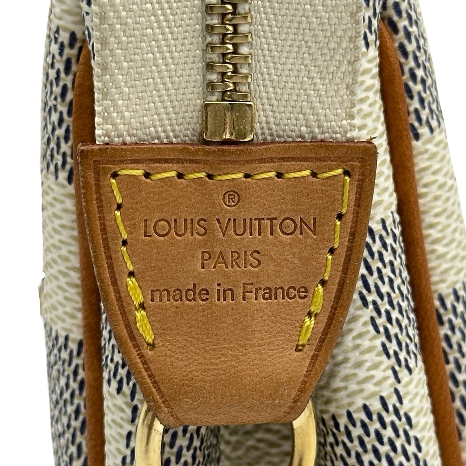 ルイ・ヴィトン LOUIS VUITTON エヴァ N55214 ホワイト ダミエ