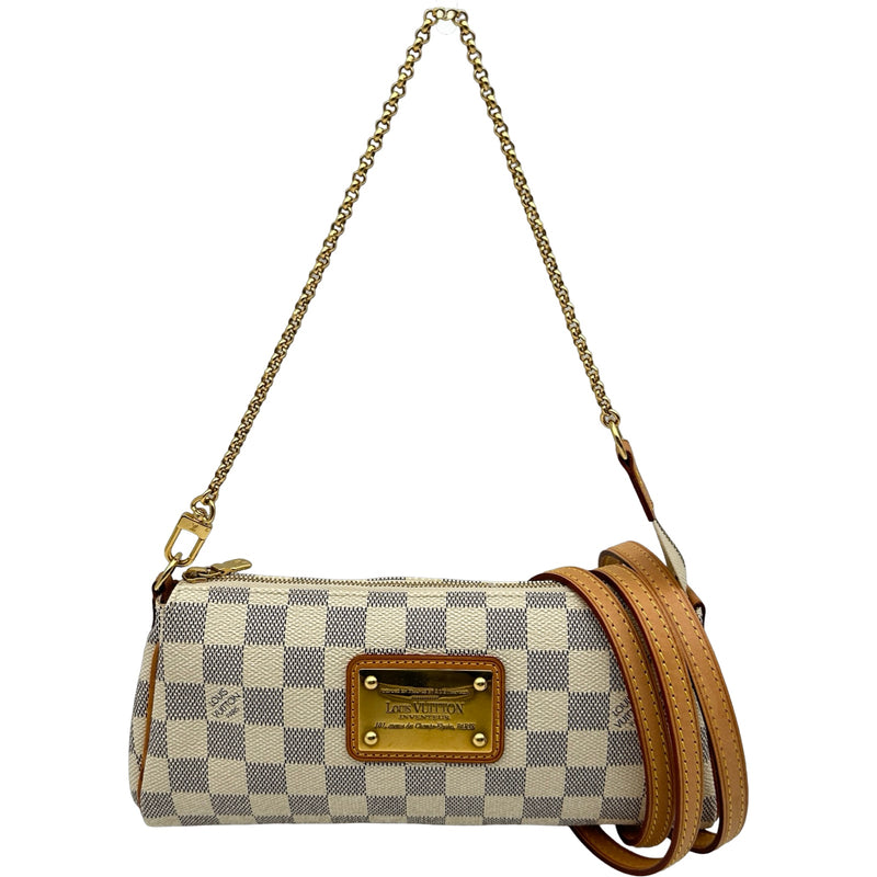 ルイ・ヴィトン LOUIS VUITTON エヴァ N55214 ホワイト ダミエ