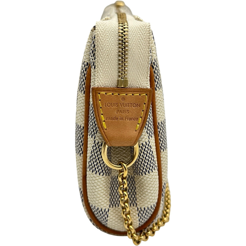ルイ・ヴィトン ダミエハイバリーショルダーバッグ　極美品 ルイ・ヴィトン LOUIS VUITTON エヴァ N55214 ホワイト ダミエ