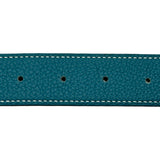 エルメス HERMES コンスタンスHベルト リバーシブル75 ▢O刻印 ブルージーン/ブラック トゴ/ボックスカーフ レディース ベルト