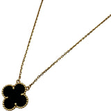 ヴァンクリーフ＆アーペル Van Cleef & Arpels ヴィンテージアルハンブラネックレス ゴールド Au750 オニキス ジュエリー