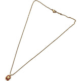 ハリーウィンストン HARRY WINSTON HWロゴネックレス ピンクゴールド Au750 ダイヤモンド ルビー ジュエリー
