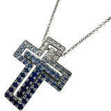 ダミアーニ DAMIANI ベルエポックアイスバーグネックレス ホワイトゴールド 750 サファイア ダイヤモンド ジュエリー