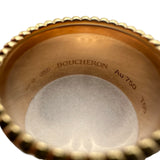 ブシュロン BOUCHERON キャトルホワイトリング ラージ ゴールド Au750 ジュエリー