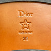 クリスチャン・ディオール Christian Dior D-TRAP レースアップシューズ ブラック レザー レディース その他靴