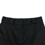 プラダ PRADA ロゴワッペンナイロンパンツ DNA884 ブラック ナイロン レディース パンツ