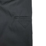 プラダ PRADA ロゴワッペンナイロンパンツ DNA884 ブラック ナイロン レディース パンツ