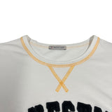 モンクレール MONCLER ロゴワッペン半袖Tシャツ ホワイト コットン メンズ 半袖Ｔシャツ