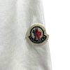 モンクレール MONCLER ロゴワッペン半袖Tシャツ ホワイト コットン メンズ 半袖Ｔシャツ