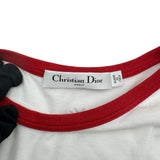 クリスチャン・ディオール Christian Dior D-Jungle ロゴプリント半袖Tシャツ 243T12A4460 ホワイト コットン レディース 半袖Ｔシャツ