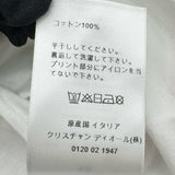 クリスチャン・ディオール Christian Dior D-Jungle ロゴプリント半袖Tシャツ 243T12A4460 ホワイト コットン レディース 半袖Ｔシャツ