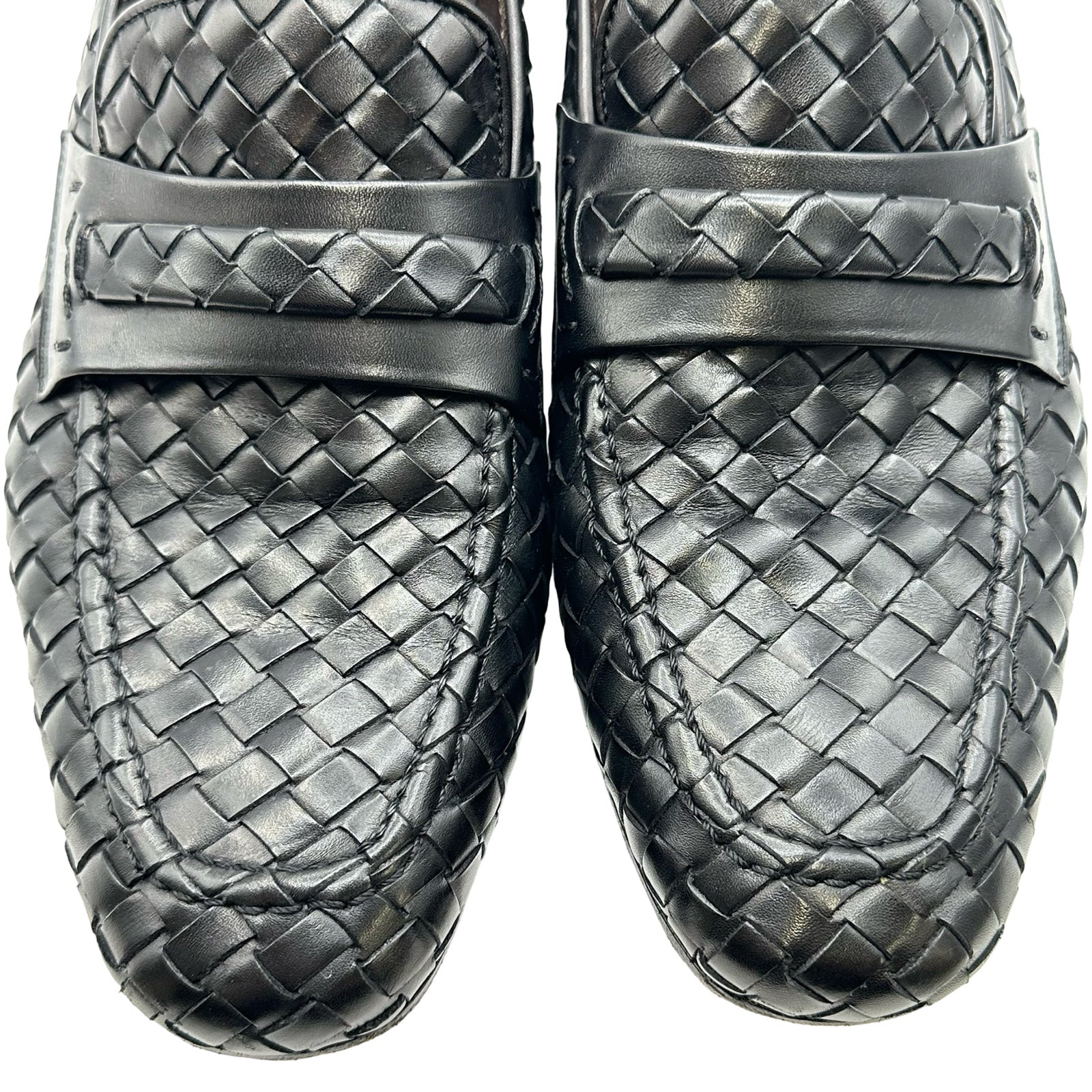 Bottega Veneta イントレチャートドライビングシューズ 35 ボッテガ・ヴェネタ BOTTEGA VENETA イントレチャートレザーシューズ