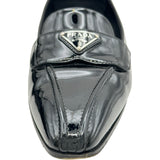 プラダ PRADA トライアングルロゴ パテントローファー 1D193N ブラック パテント レディース ローファー