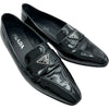 プラダ PRADA トライアングルロゴ パテントローファー 1D193N ブラック パテント レディース ローファー