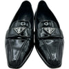 プラダ PRADA トライアングルロゴ パテントローファー 1D193N ブラック パテント レディース ローファー