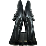 プラダ PRADA トライアングルロゴ パテントローファー 1D193N ブラック パテント レディース ローファー