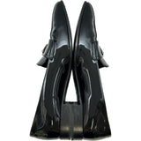 プラダ PRADA トライアングルロゴ パテントローファー 1D193N ブラック パテント レディース ローファー