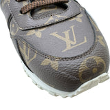 ルイ・ヴィトン LOUIS VUITTON ランアウェイラインモノグラムローカットスニーカー BM0169 ブラウン レザー メンズ スニーカー