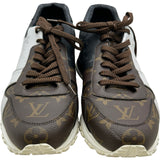 ルイ・ヴィトン LOUIS VUITTON ランアウェイラインモノグラムローカットスニーカー BM0169 ブラウン レザー メンズ スニーカー