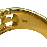 セリーヌ CELINE デザインダイヤリング 750 ジュエリー
