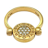 ブルガリ BVLGARI ブルガリブルガリフリップリング 750PG ジュエリー