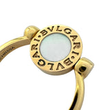 ブルガリ BVLGARI ブルガリブルガリフリップリング 750PG ジュエリー