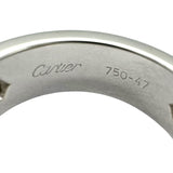 カルティエ Cartier ラブリング ハーフダイヤ K18ホワイトゴールド 750WG ジュエリー