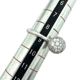 ティファニー TIFFANY＆CO ハードウェアボールリング 750WG ジュエリー