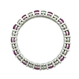 ティファニー TIFFANY＆CO エンブレイスバンドリング Pt950 ダイヤモンド ピンクサファイア ジュエリー